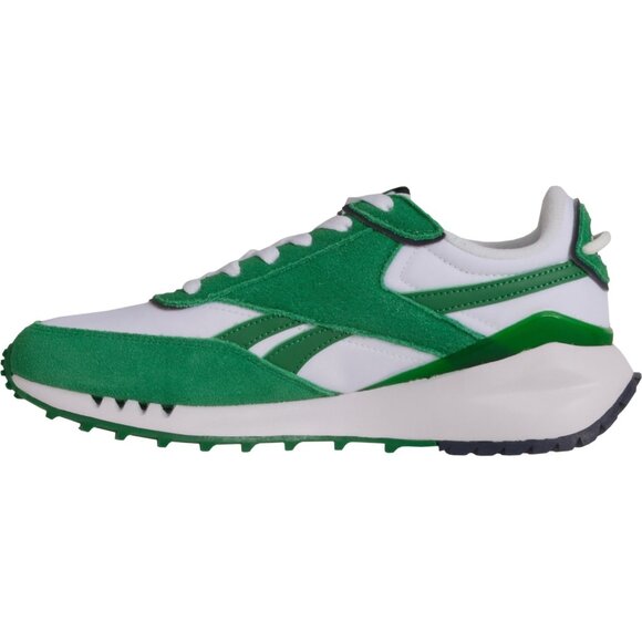 NEW REEBOK Suede Forte Racer Lifestyle Sneakers white/green for women 462tn - Picture 6 of 8